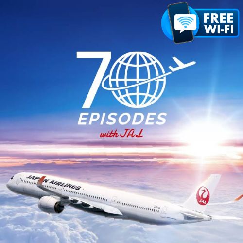 Japan Airlines miễn phí truy cập Wi-Fi trên các chuyến bay quốc tế nhân kỷ niệm 70 năm thành lập