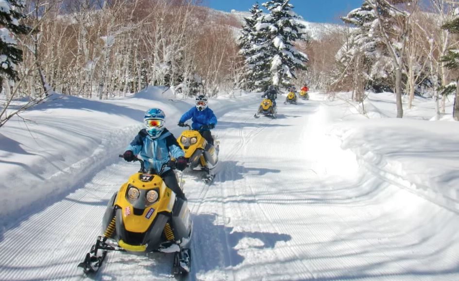 Snowmobiling