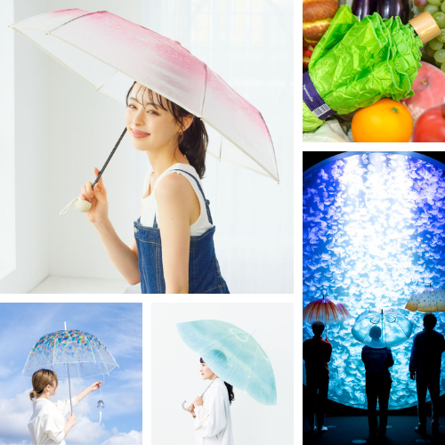 Những chiếc dù khiến bầu trời mưa ảm đạm trở nên bừng sáng