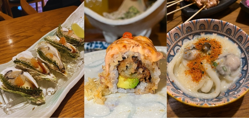 Thưởng thức “đại tiệc hàu” tại Hinode Izakaya