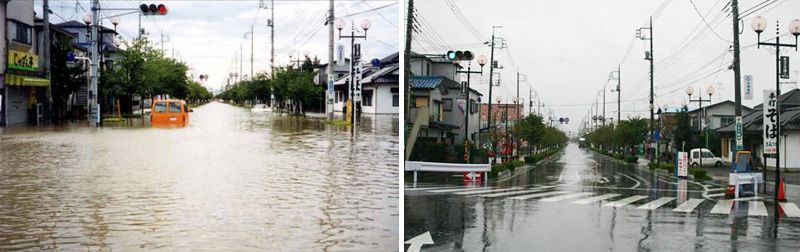 một-con-phố-trước-và-sau-khi-xả