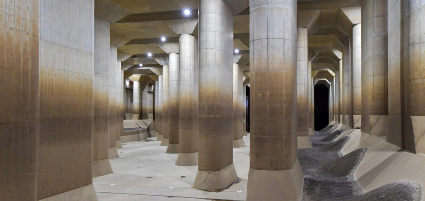 Khám phá “ngôi đền ngầm” kỳ vĩ, chống ngập lụt cho vùng ngoại ô Tokyo