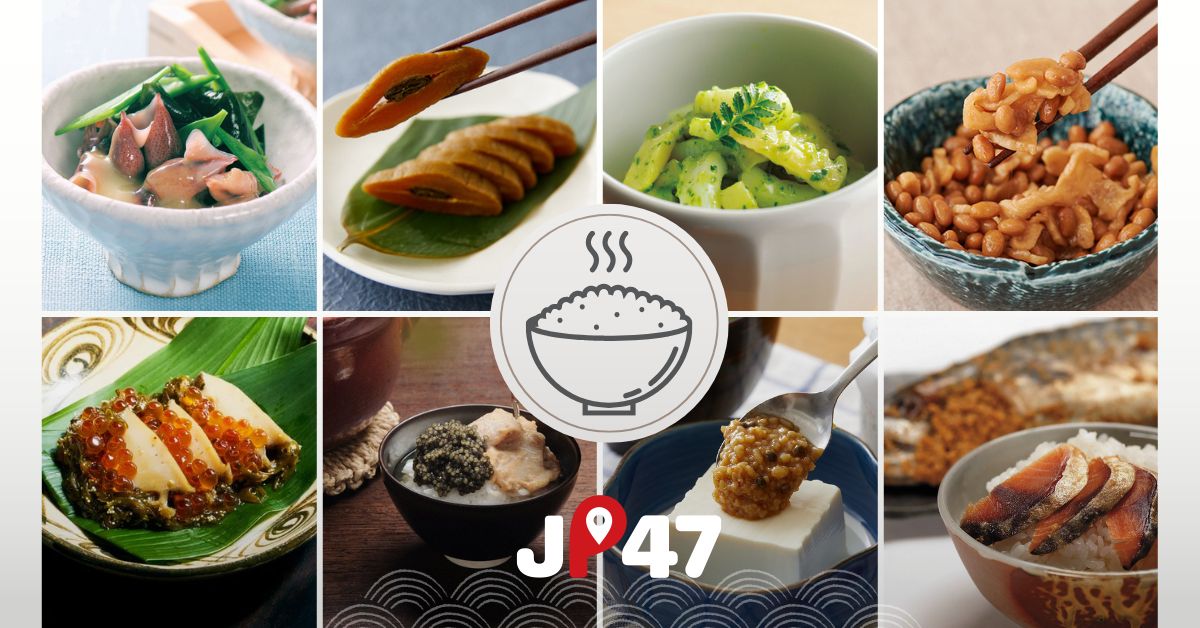 Những món ăn kèm cơm hấp dẫn tại 47 tỉnh thành Nhật Bản