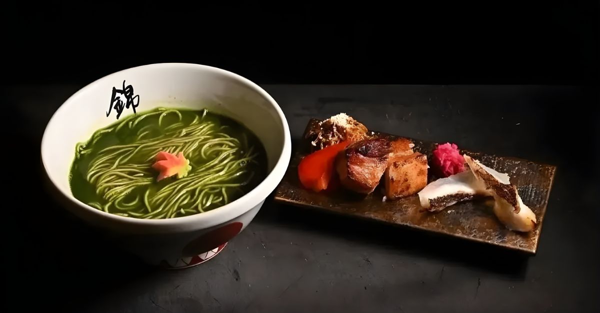 Mới lạ với hương vị ramen matcha tại Nhật