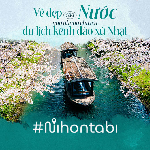 Vẻ đẹp của nước qua những chuyến du lịch kênh đào xứ Nhật