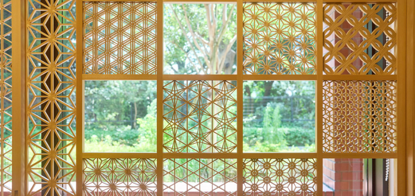 Nét tinh tế của họa tiết Nhật Bản trên những khung gỗ Kumiko