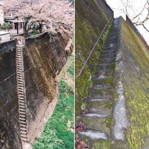 Cầu thang thử thách lòng can đảm ở tỉnh Gifu