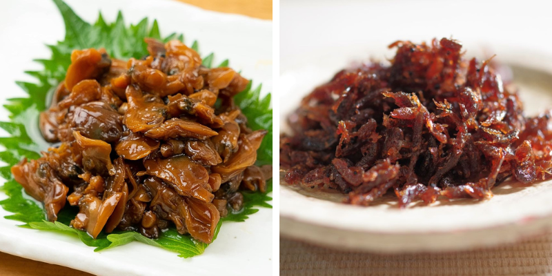 tsukudani sò và tép tsukudani sò và tép