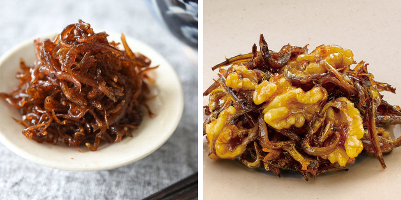 tsukudani cá và konago kurumi