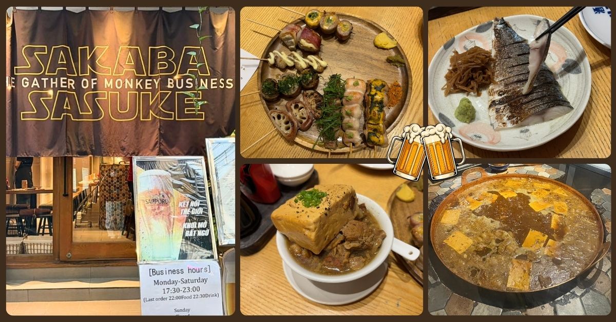 Đến quán Izakaya, nơi có nồi thịt hầm khổng lồ