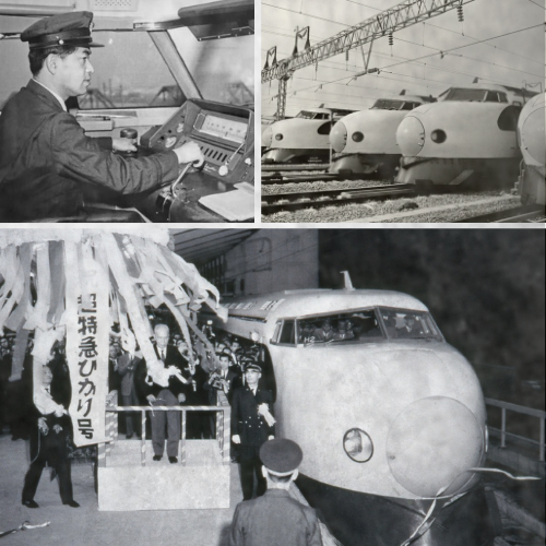 Những chuyến tàu Shinkansen đầu tiên mở ra phép màu đường sắt thời Showa
