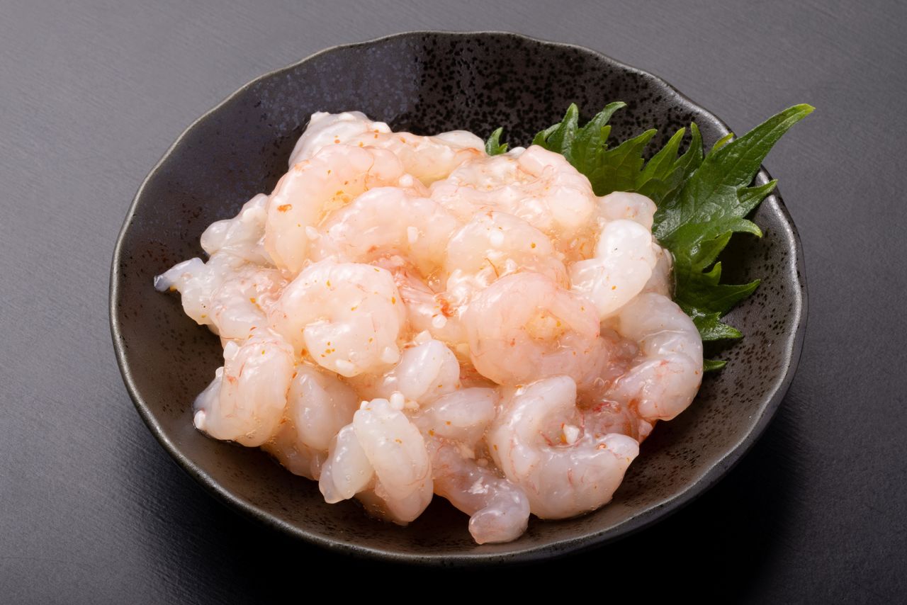 Amaebi Shiokara