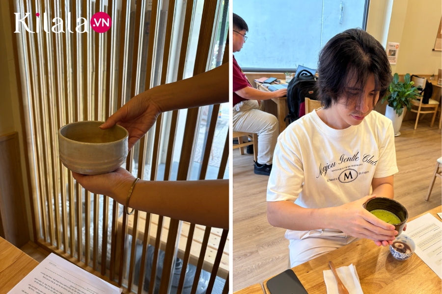 cách cầm chawan