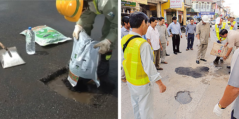 Nhựa đường đông kết nhanh cho tình huống khẩn cấp