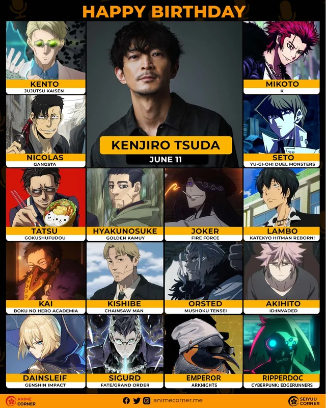 tsuda kenjiro voice actor