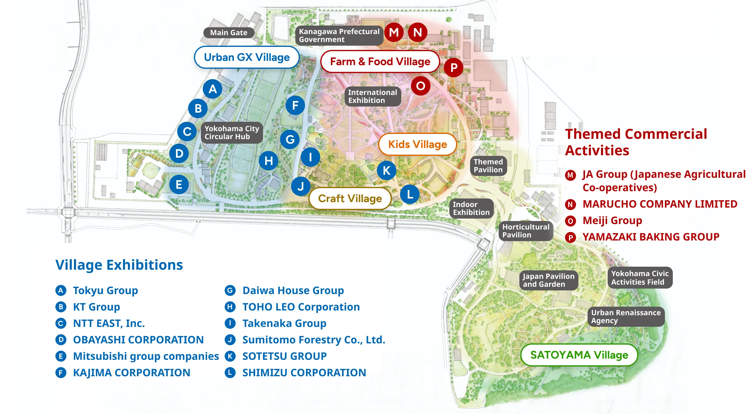 bản đồ triển lãm green expo 2027