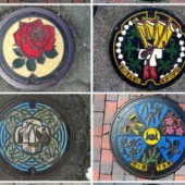 Nhìn nắp cống, ngẫm về nghệ thuật Nhật Bản