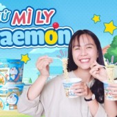 Review mì ly Doraemon & bạn hữu với 4 mùa Nhật Bản
