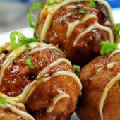 Bột làm Takoyaki, há cảo Gyoza, gia vị Nhật