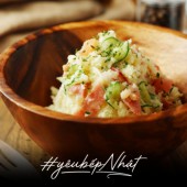 Xà lách khoai tây: Món rau củ trộn được mọi nhà yêu thích