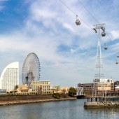 Cáp treo đô thị đầu tiên của Nhật Bản ở thành phố Yokohama