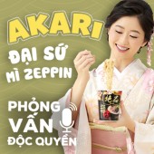 Akari - Đại sứ mì Zeppin: Tôi mong mọi người dễ dàng thưởng thức Ramen ở bất cứ đâu!