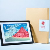 Tranh khắc gỗ được "vẽ" từ thịt bò Wagyu