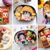 Bento hình nhân vật anime của nghệ sĩ người Nhật
