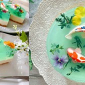 Bánh phô mai Nhật Bản tái hiện cảnh hồ Monet