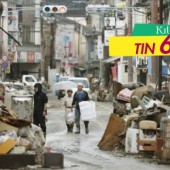 Nỗ lực phục hồi sau đợt mưa lũ ở Tây Nam Nhật Bản