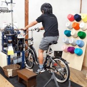 Trải nghiệm đan tất bằng xe đạp ở nhà máy tỉnh Nara