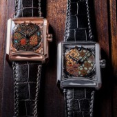 BST đồng hồ Minase kết hợp nghệ thuật sơn mài Nhật Bản