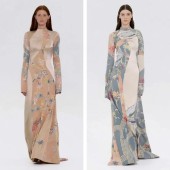 BST Haute Couture của Fendi sử dụng kỹ thuật nhuộm Nhật Bản