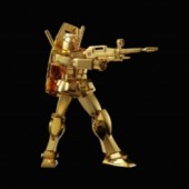 Mô hình Gundam bằng vàng giá  26.4 triệu yên