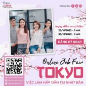 Tokyo Online Job Fair 2022: Ngày hội “săn” việc làm miễn phí tại Nhật