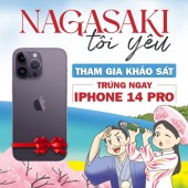 Tham gia khảo sát “Nagasaki Tôi Yêu”, Iphone trong tầm tay