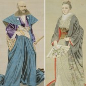 Xu hướng vẽ tranh người phương Tây mặc kimono ở Yokohama