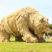 Ngắm quái vật rơm tại Lễ hội Nghệ thuật Wara tỉnh Niigata 