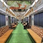 Tàu hỏa Nhật Bản "gây sốt" vì trang trí hươu Nara