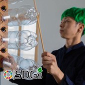 Nghệ sĩ thể nghiệm Nhật sáng tạo nhạc cụ từ chai nhựa rỗng