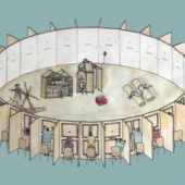 Sân khấu độc đáo đáp ứng yêu cầu giãn cách xã hội ở Nhật