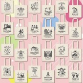 Khám phá 47 tỉnh thành nước Nhật qua BST túi tote mới của Daiso