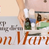 Ứng dụng phương pháp KonMari để sắp xếp bàn trang điểm