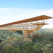 Trung tâm sức khỏe với tầm nhìn 360 độ của KTS Shigeru Ban