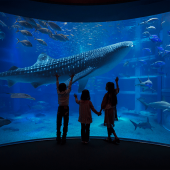 Khám phá đại dương bao la tại Thủy cung Kaiyukan