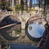 Meganebashi: Cây cầu vòm đá lâu đời nhất Nhật Bản