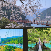Những cây cầu treo kì vĩ ở Nhật Bản nhất định phải đến trong đời