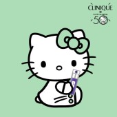 Thương hiệu mỹ phẩm Clinique hợp tác cùng Hello Kitty nhân dịp kỷ niệm 50 năm