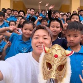 Kickboxer Nhật Bản xây trường tiểu học tại Tuyên Quang