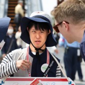 Chàng trai với hội chứng Down trở thành tình nguyện viên Anh ngữ tại Expo 2025